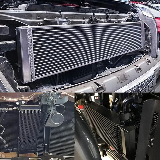 Aluminum Racing Radiator With Oil Cooler